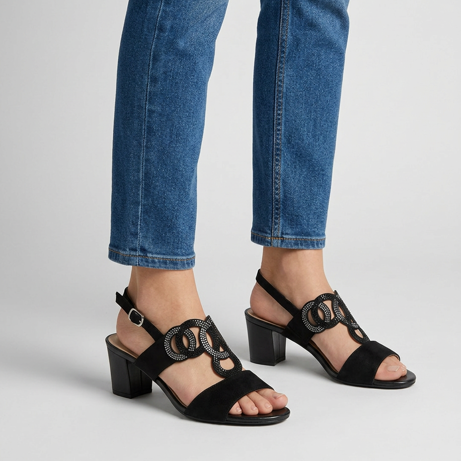 Gea - Sandalo comodo donna con tacco