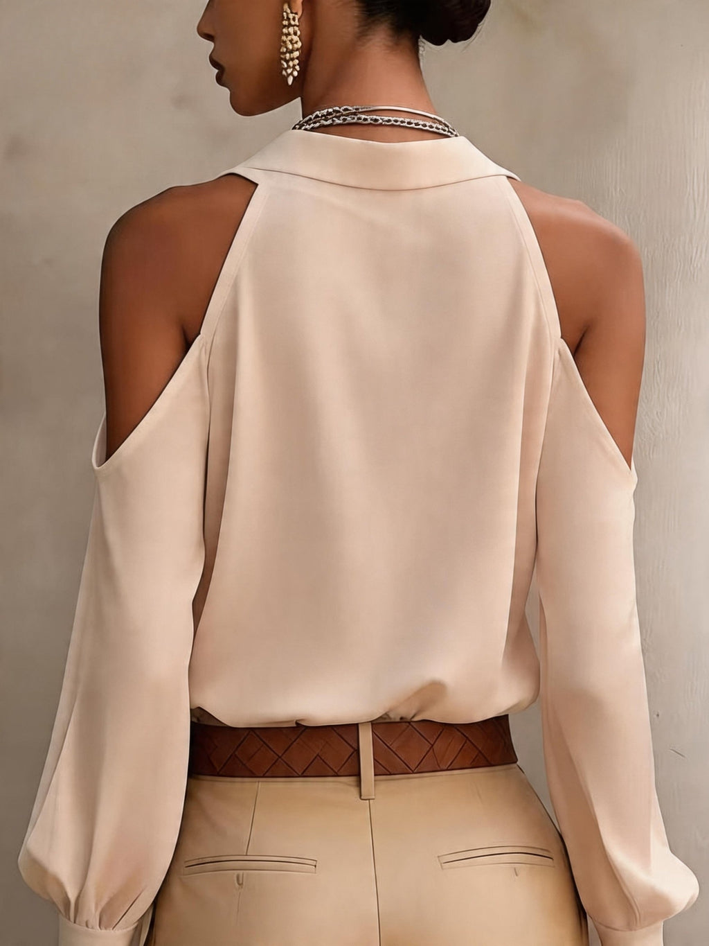 SOFIA™ | BLUSA ELEGANTE OPEN-SHOULDER DI RAVELLI MILANO