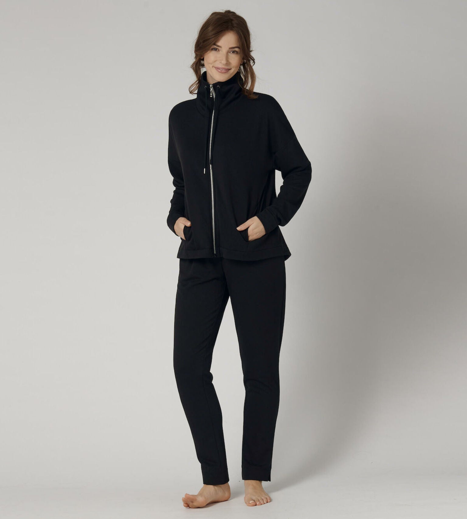 Vest - Thermal Tracksuit top - zwart