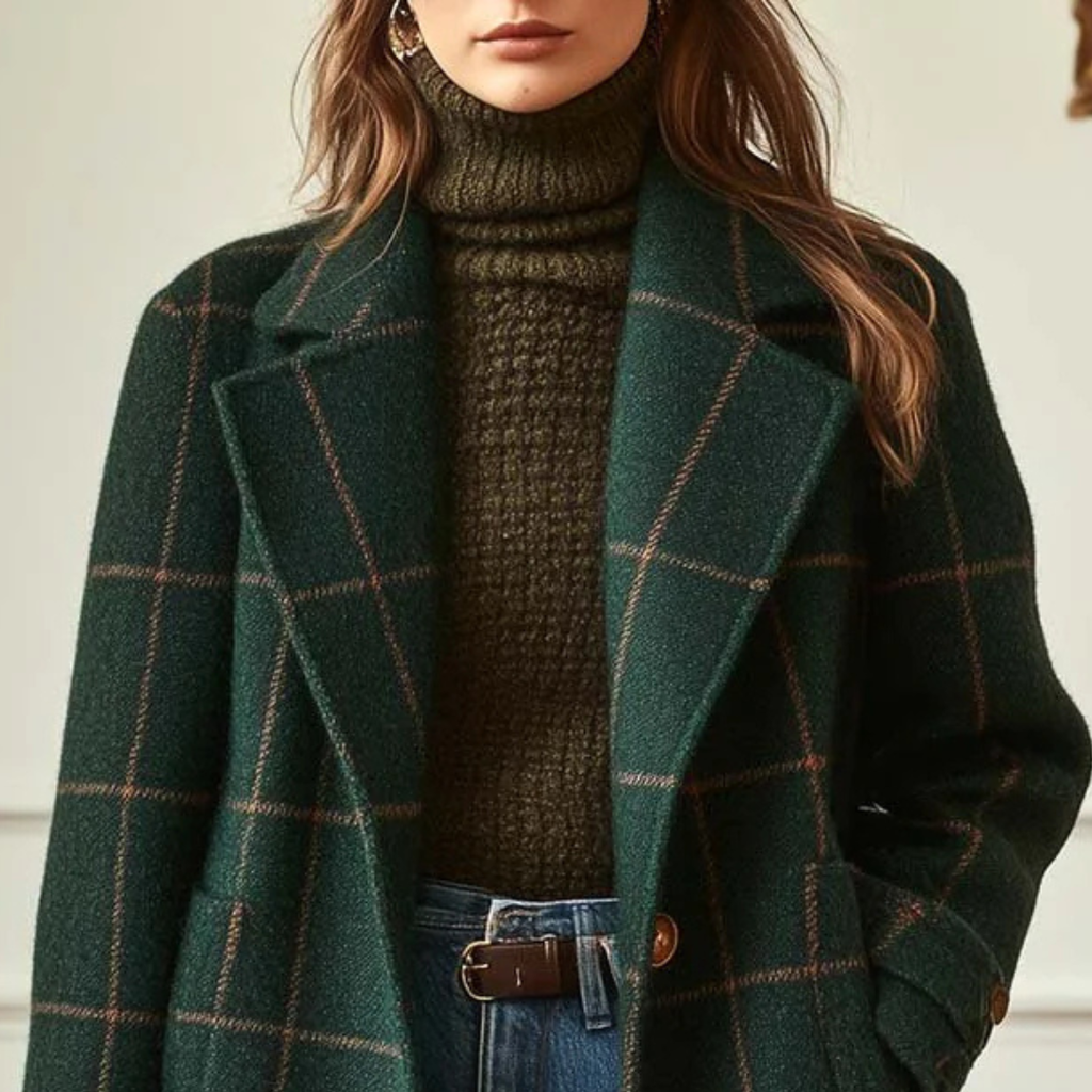Sera™ | Cappotto Classico A Quadri