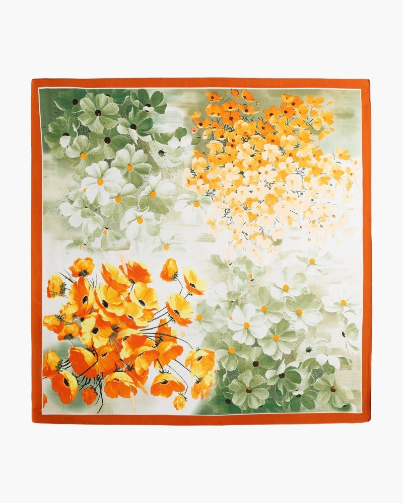 Foulard Giardino Impressionista Stile Ravelli Milano