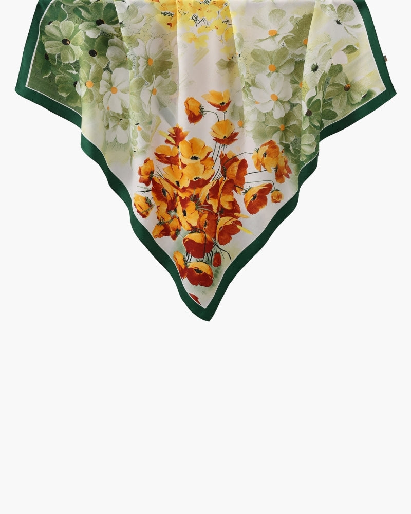 Foulard Giardino Impressionista Stile Ravelli Milano