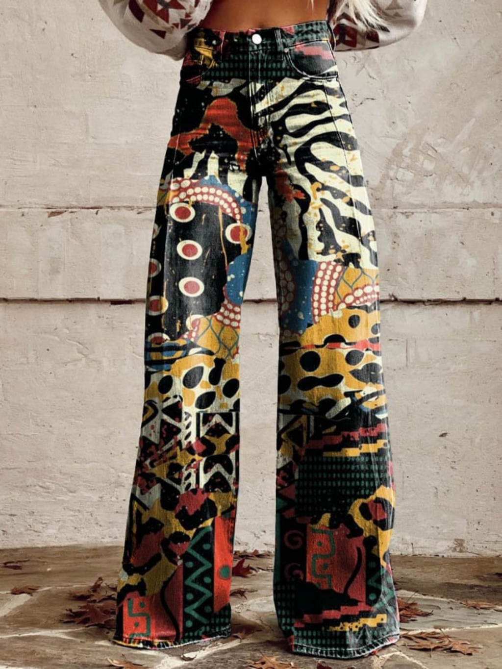 Élodie - Pantaloni larghi eleganti