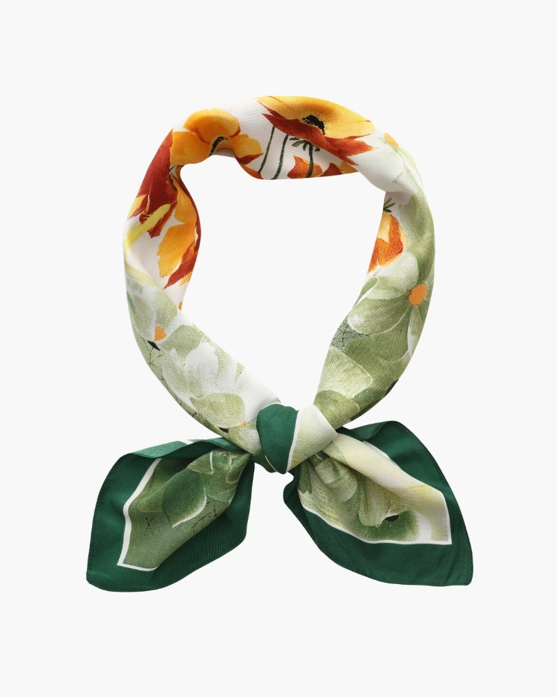 Foulard Giardino Impressionista Stile Ravelli Milano