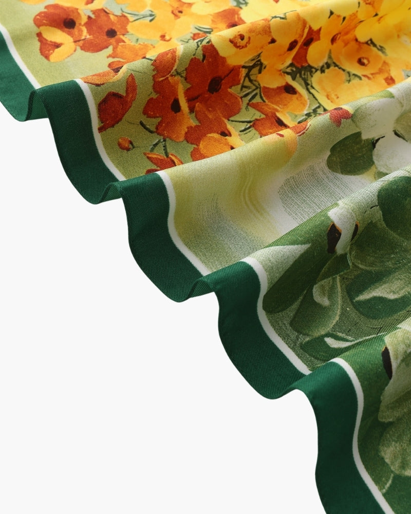 Foulard Giardino Impressionista Stile Ravelli Milano