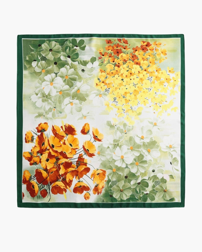 Foulard Giardino Impressionista Stile Ravelli Milano