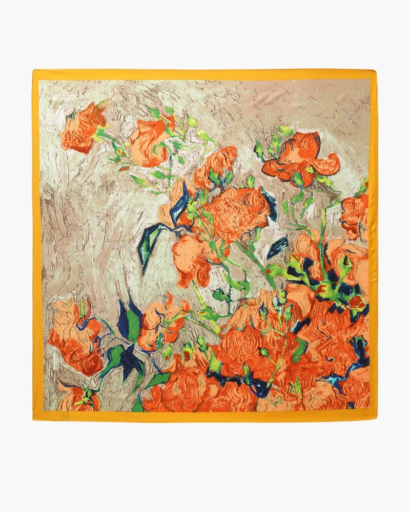 Foulard Giardino Impressionista Stile Ravelli Milano