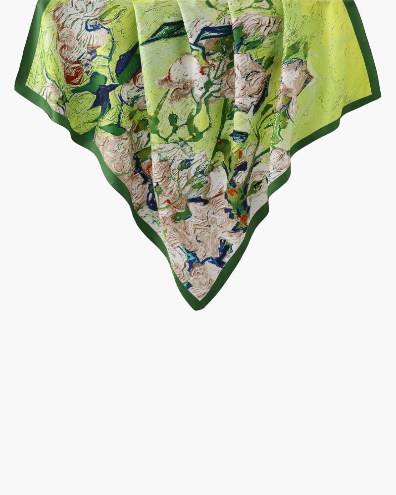 Foulard Giardino Impressionista Stile Ravelli Milano