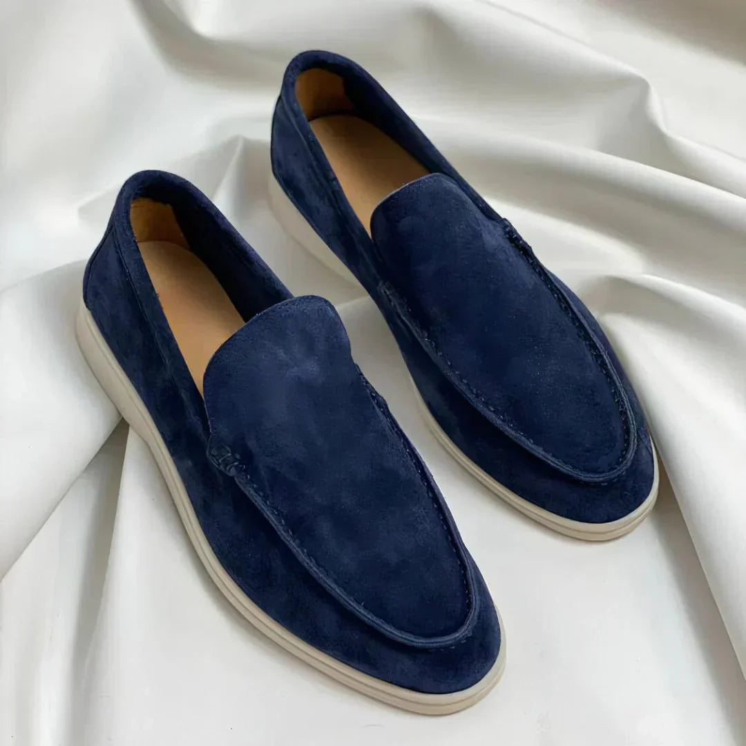 Lorenzo | Mocassini in camoscio premium