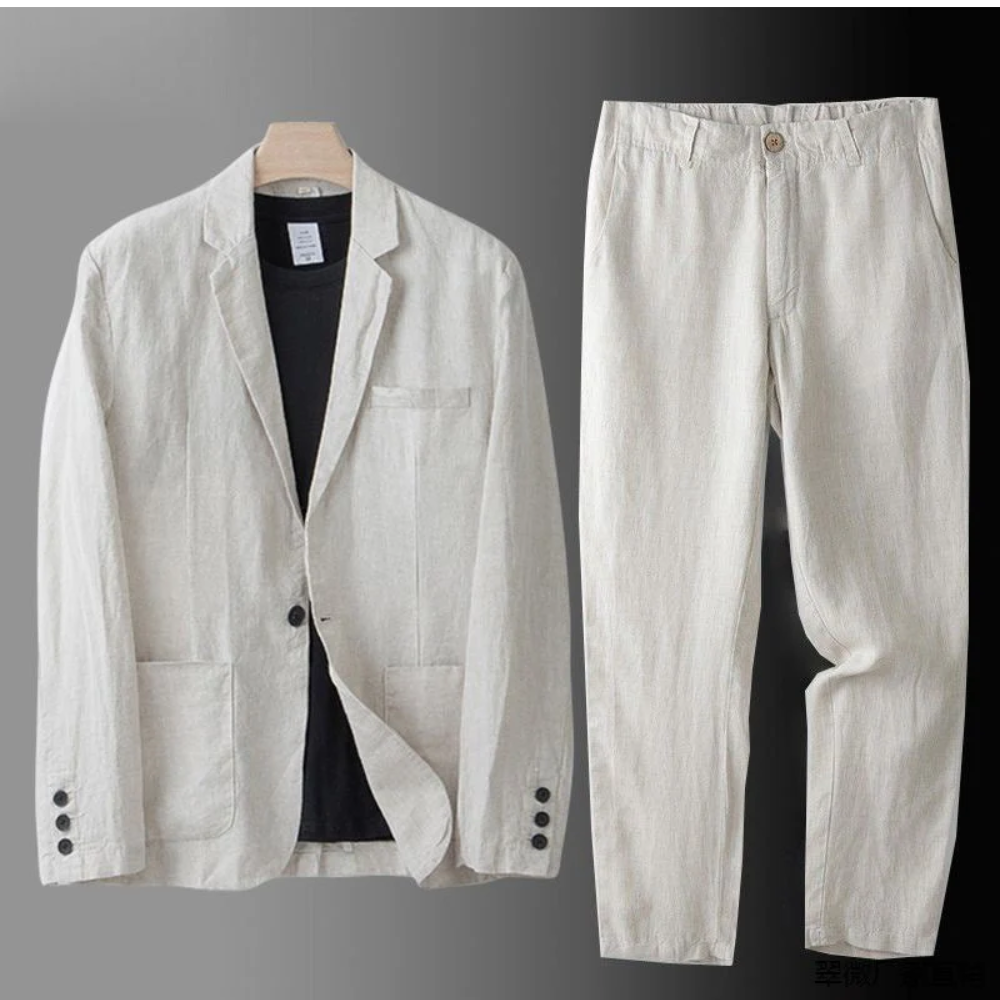 Set di lino elegante