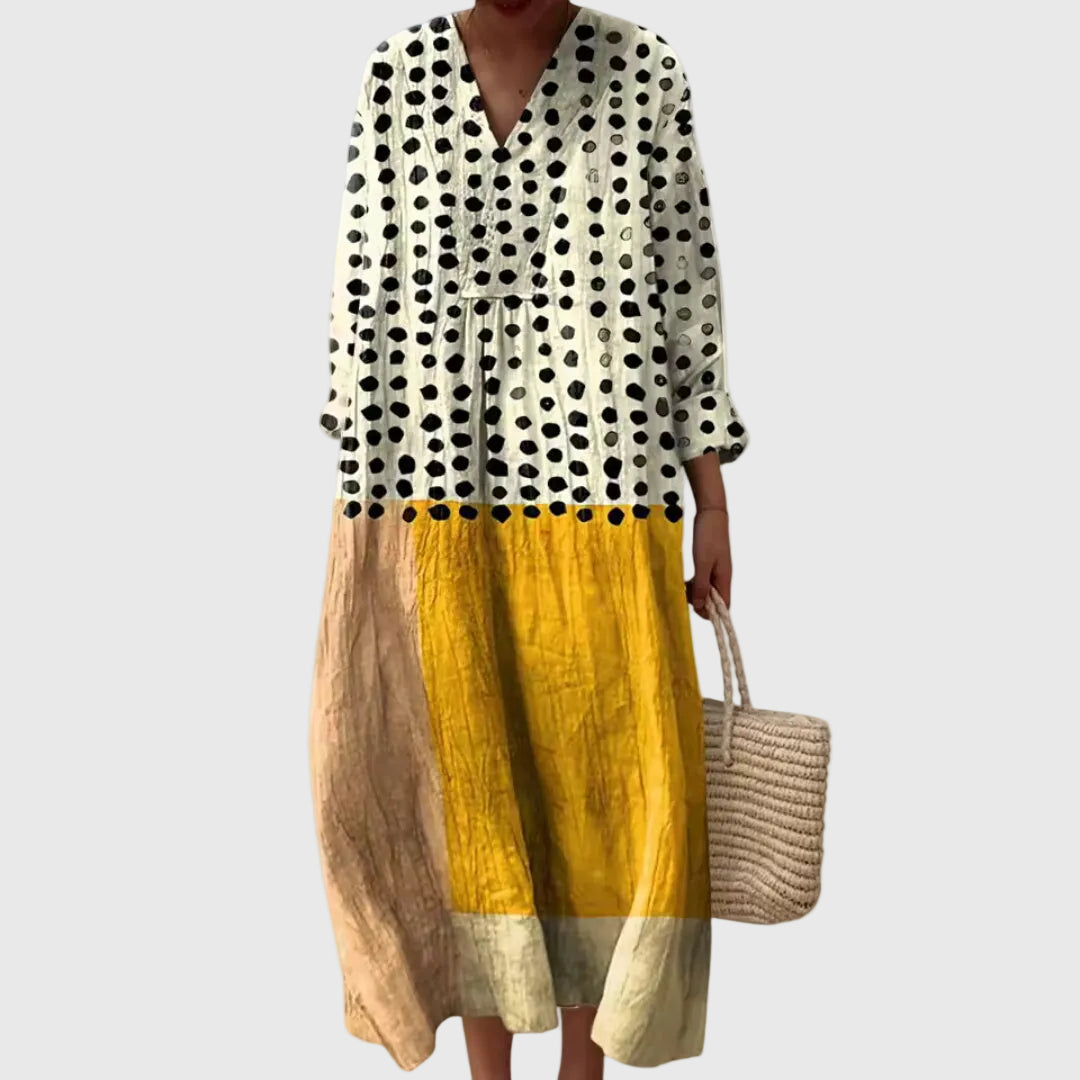 Stephanie | Vestito Midi Geometrico