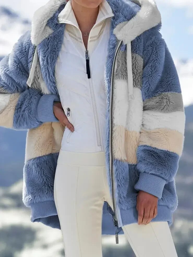 Isabella™ Giacca Invernale da Donna con Cappuccio e Cerniera