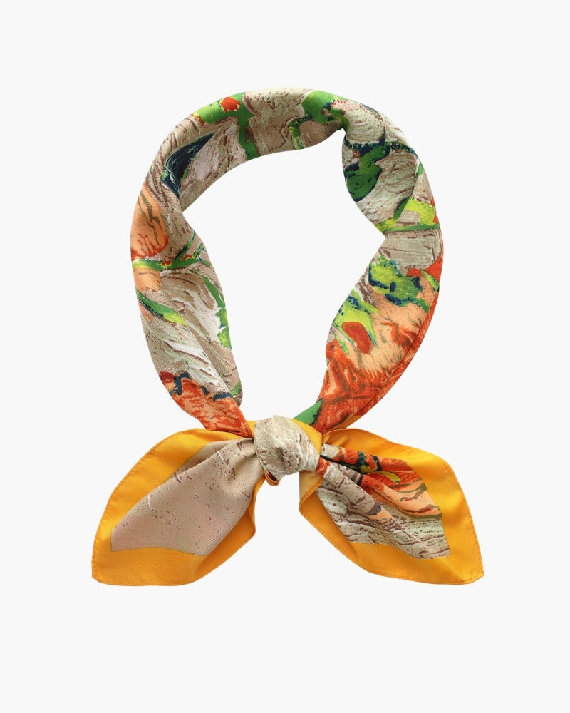 Foulard Giardino Impressionista Stile Ravelli Milano