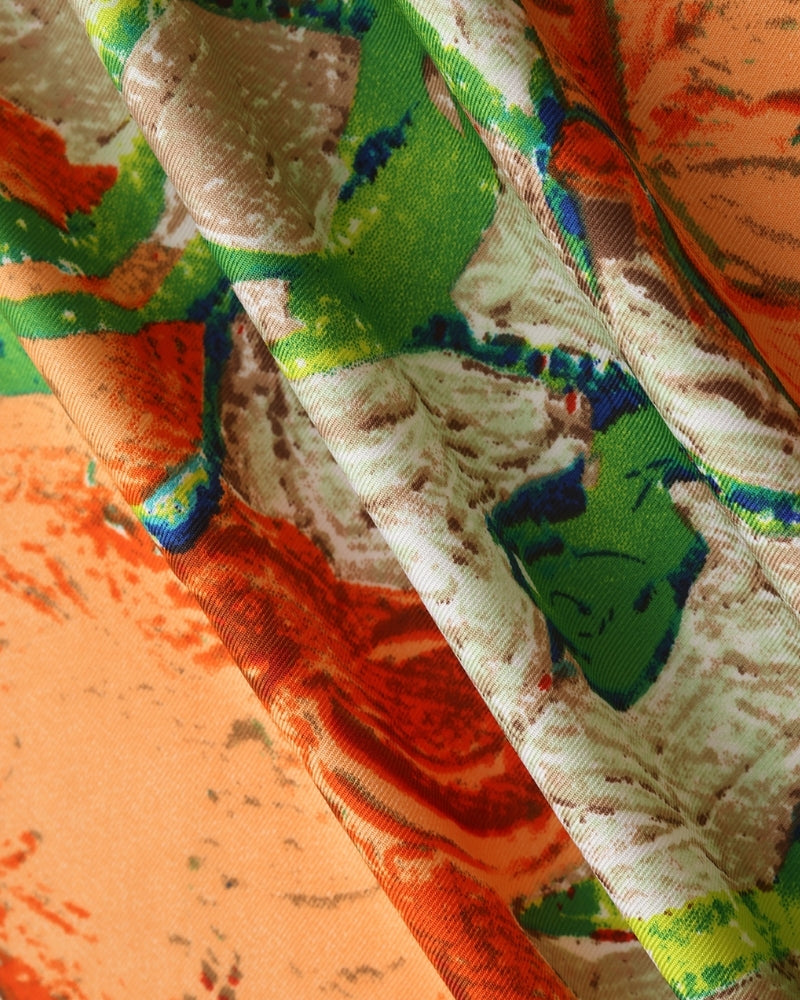 Foulard Giardino Impressionista Stile Ravelli Milano