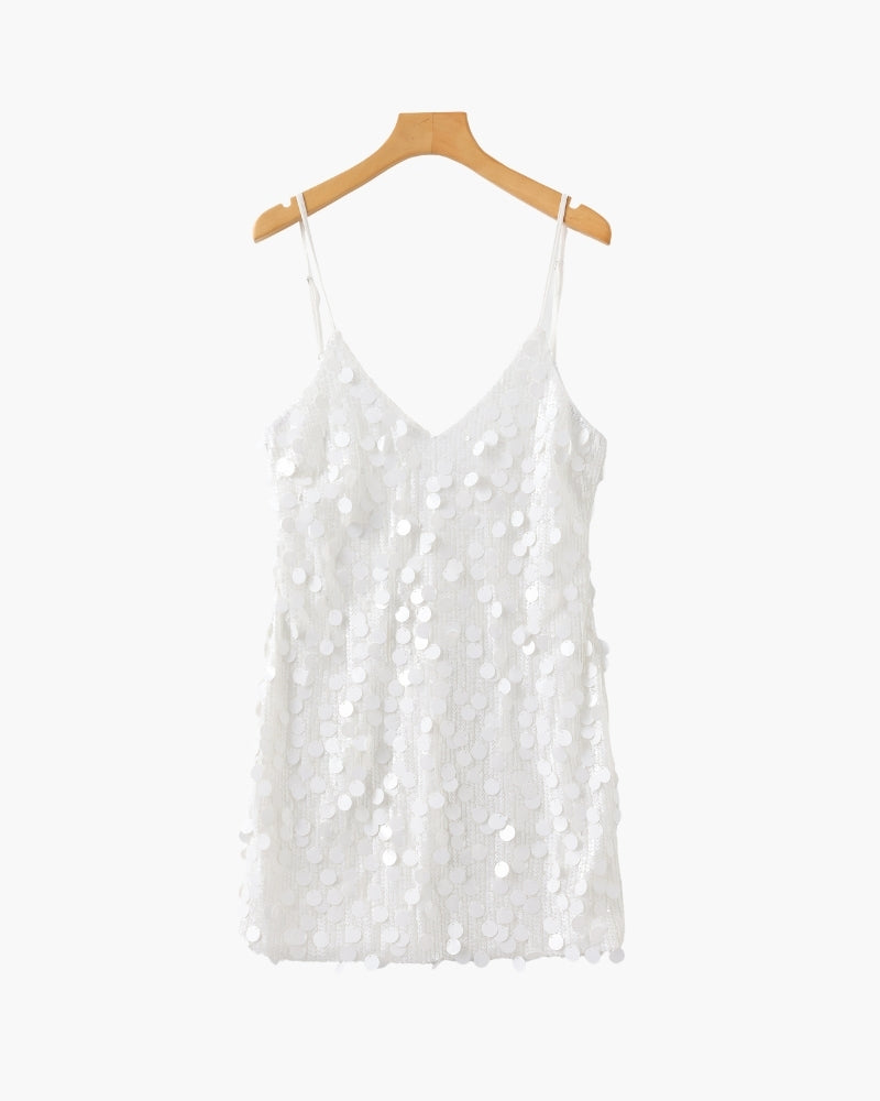 Mini Abito da Party con Paillettes