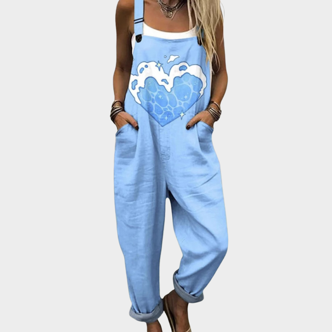 Comoda tuta da lavoro stampata