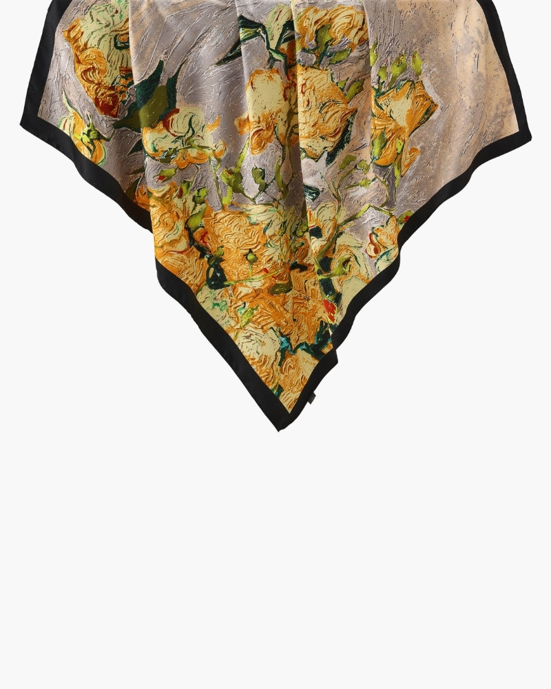 Foulard Giardino Impressionista Stile Ravelli Milano