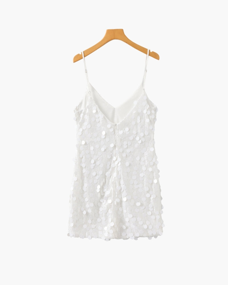 Mini Abito da Party con Paillettes