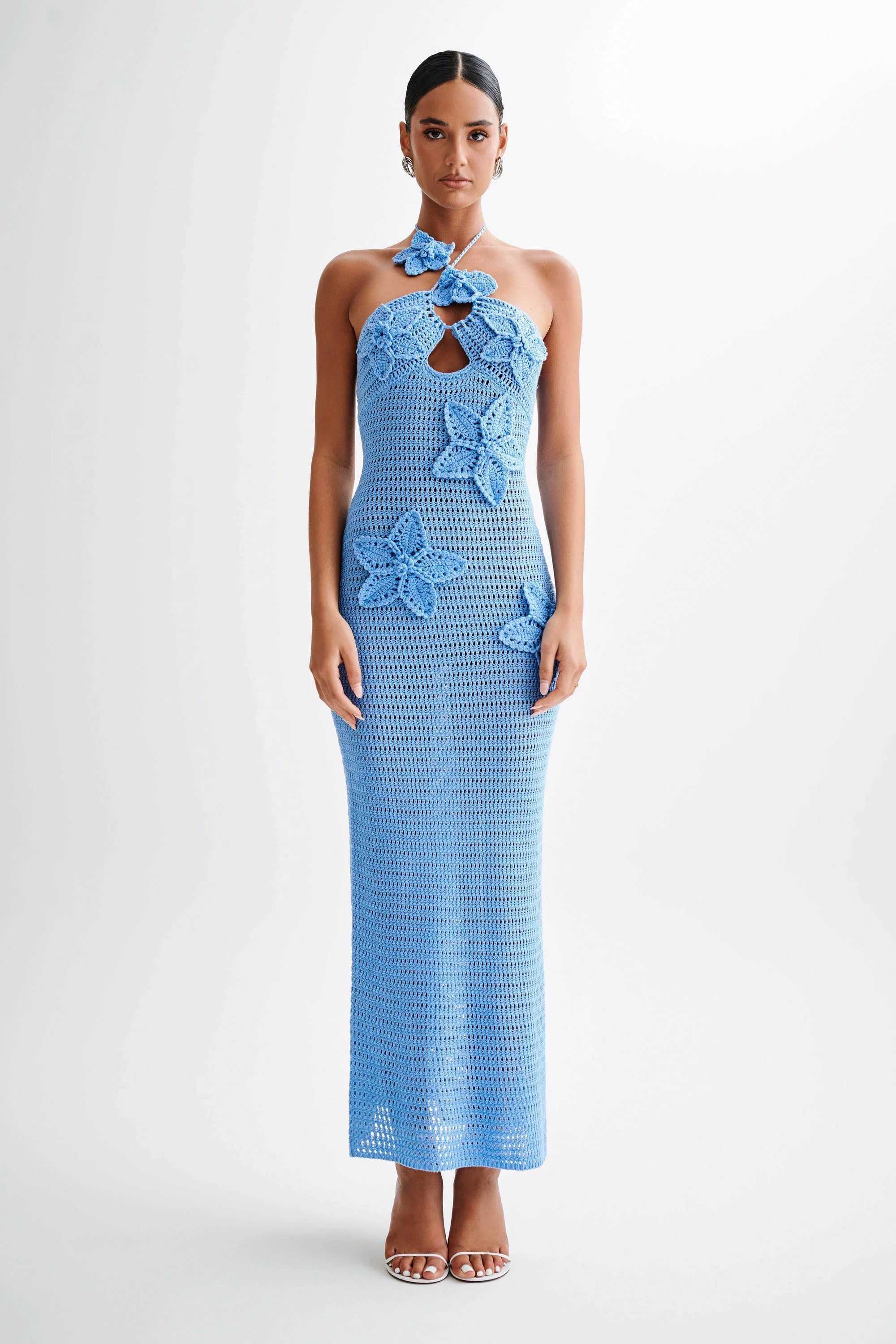 Azura Crochet Maxi Dress