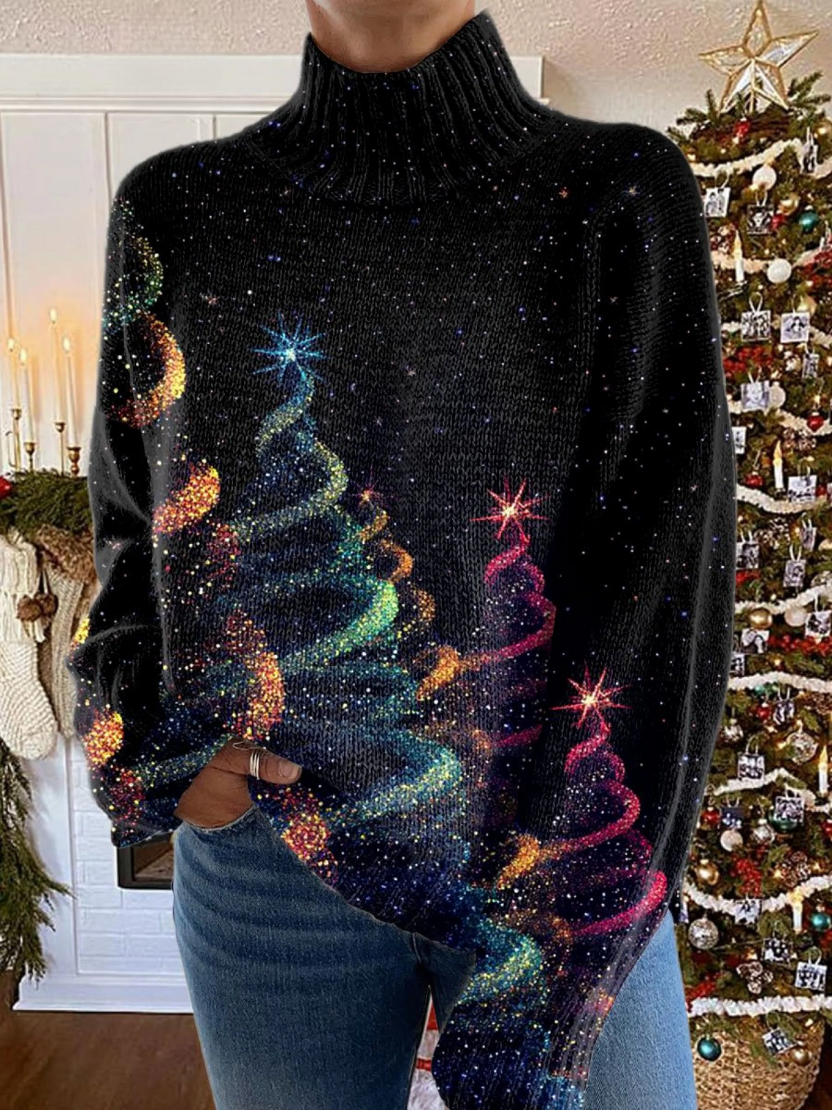 Lumia™ | Maglione Natalizio Alberi Luminosi