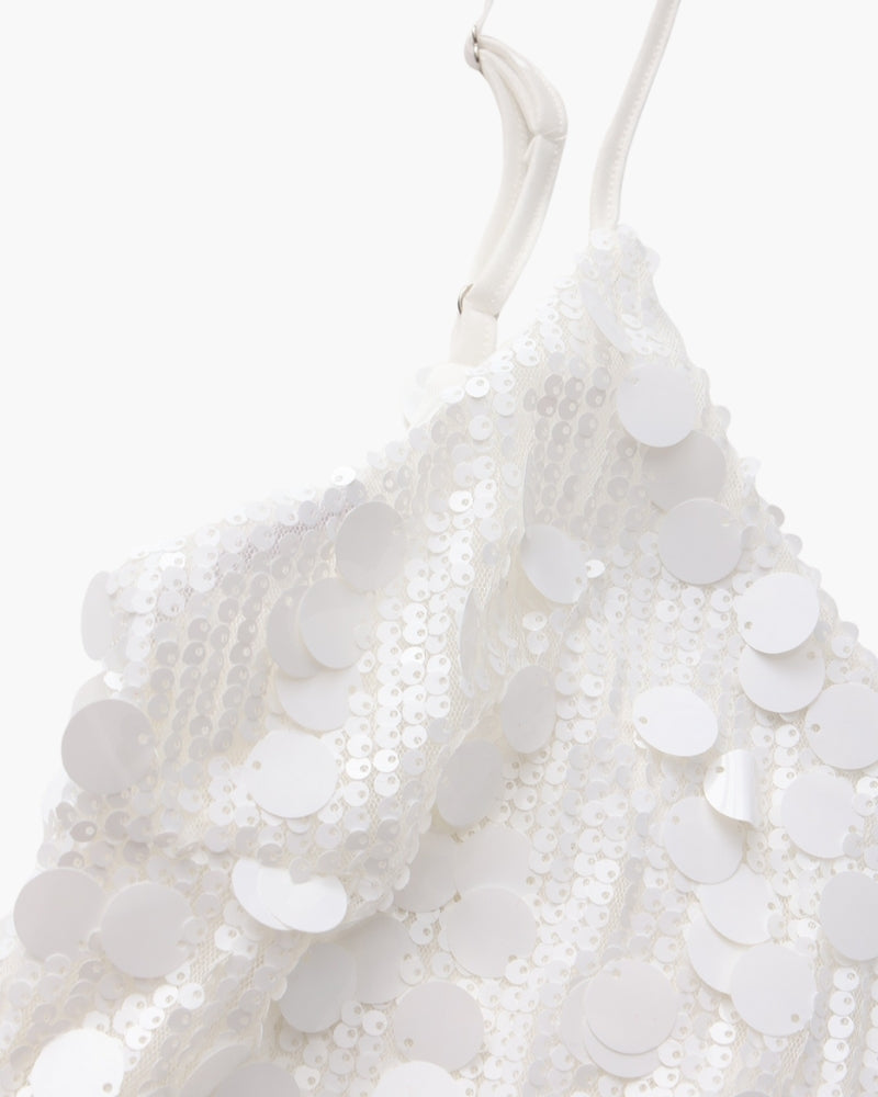 Mini Abito da Party con Paillettes