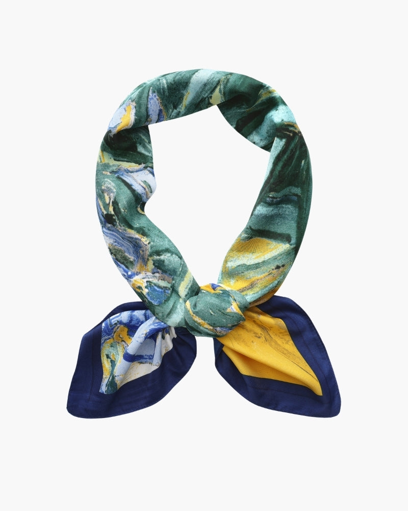 Foulard Giardino Impressionista Stile Ravelli Milano