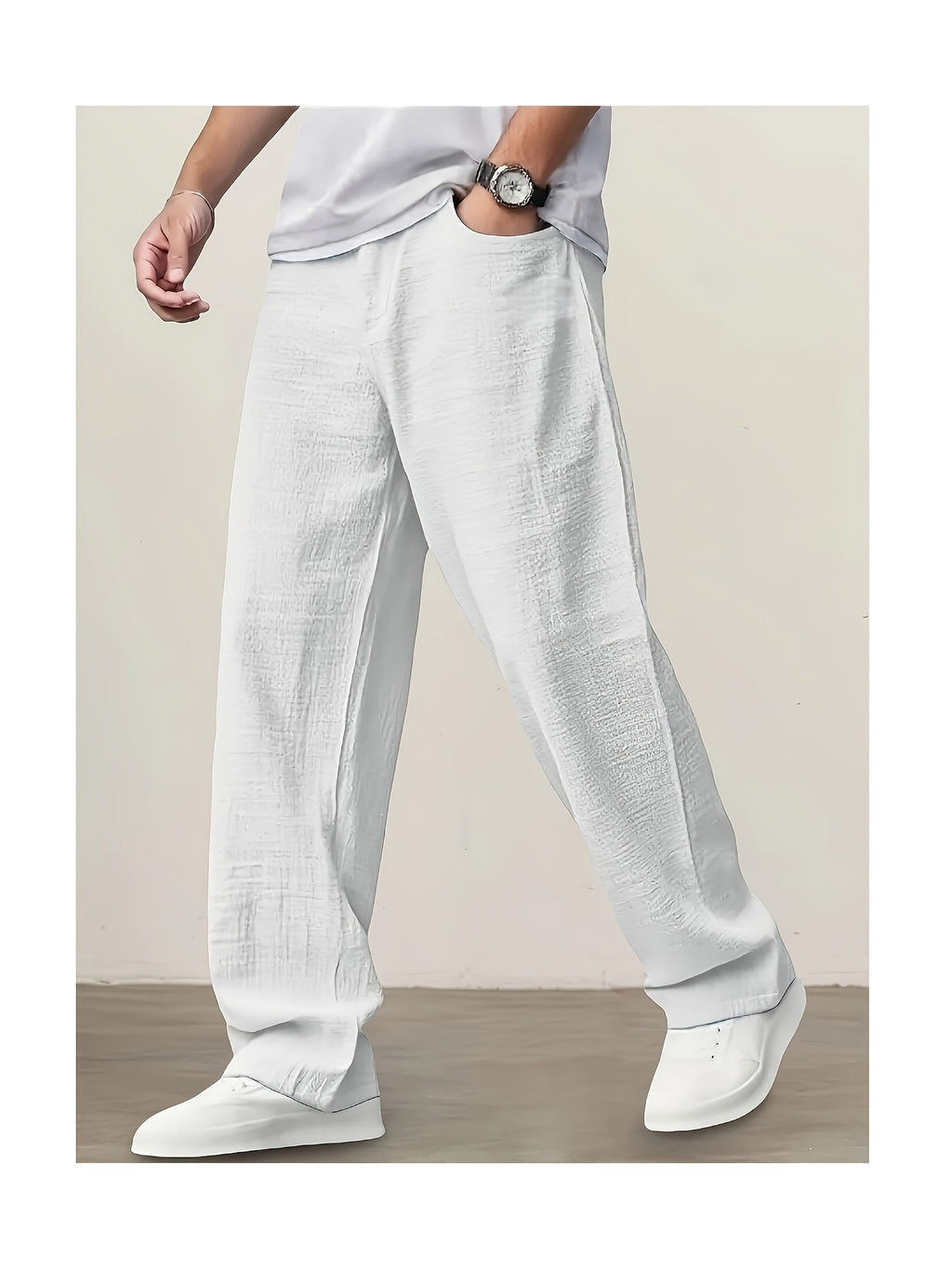 MATTEO™ | PANTALONI IN LINO CASUAL DI RAVELLI MILANO