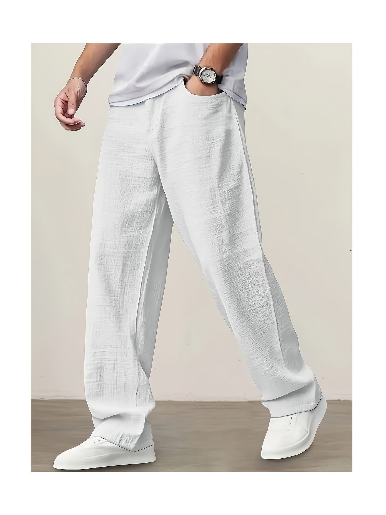 MATTEO™ | PANTALONI IN LINO CASUAL DI RAVELLI MILANO
