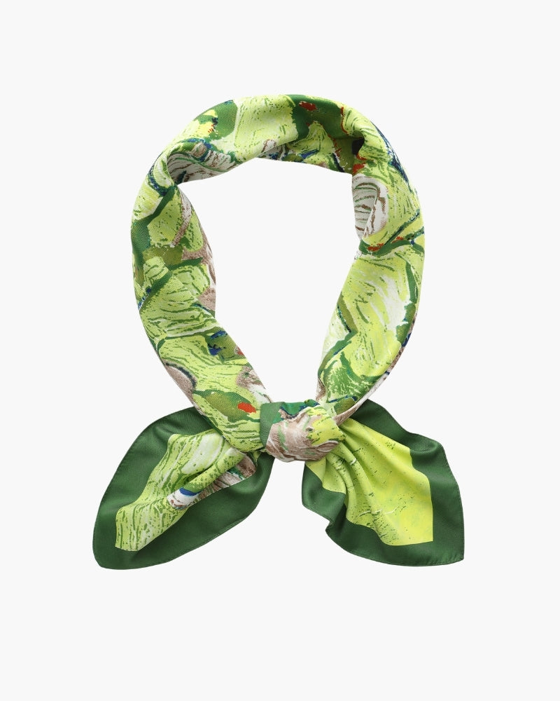 Foulard Giardino Impressionista Stile Ravelli Milano