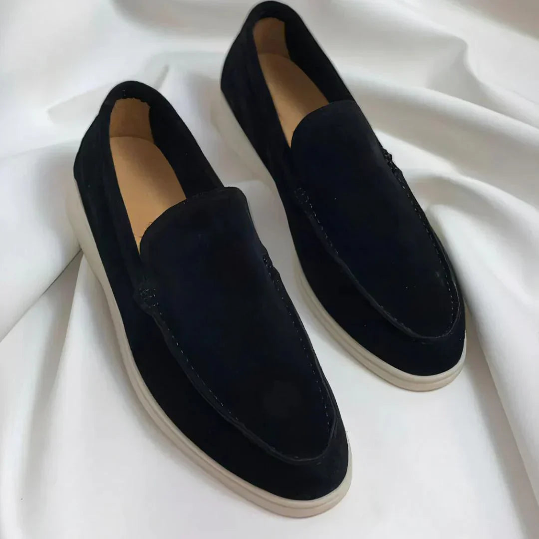 Lorenzo | Mocassini in camoscio premium
