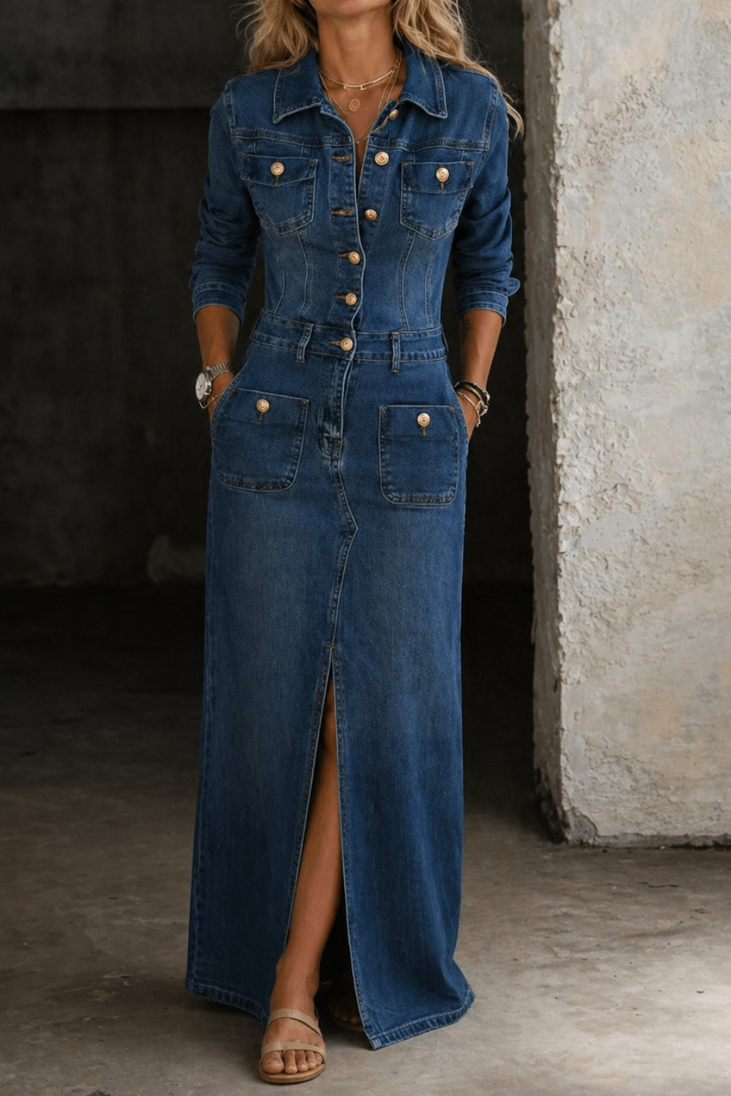 Leila | Denim Classico e Confortevole