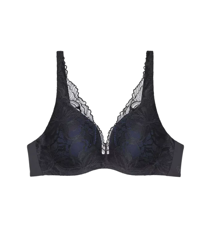 Push-up BH - Body Make-Up Illusion Lace WP - Zwart en Nude