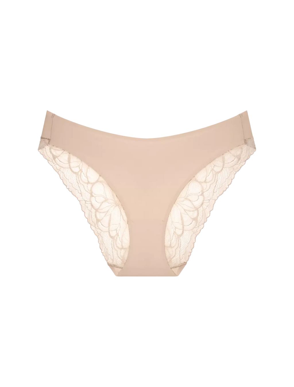 luxe slip - Body Make-Up Illusion Lace highleg Tai - Zwart en nude