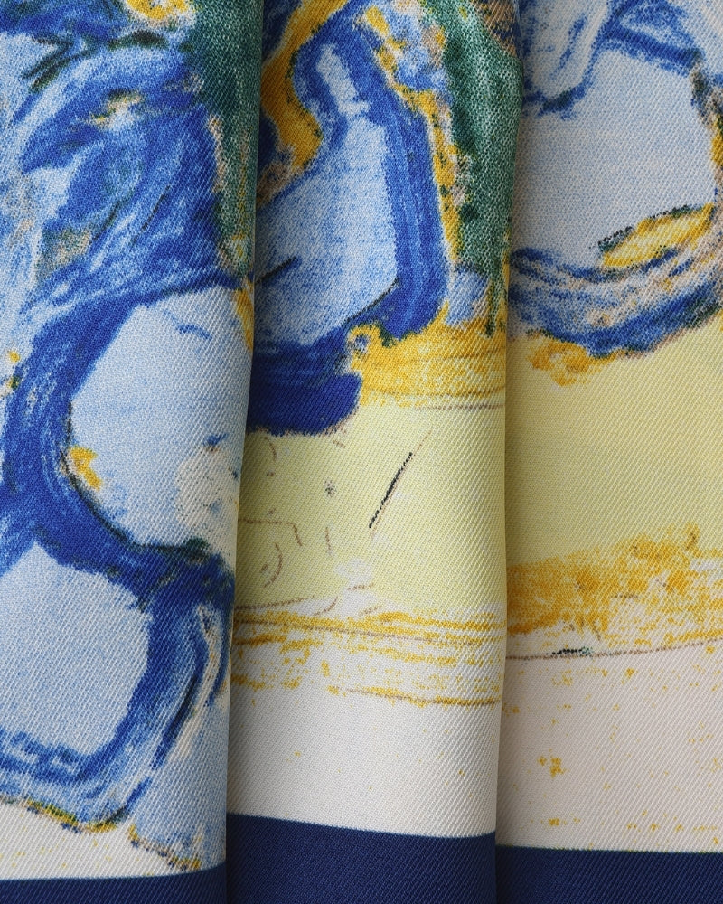 Foulard Giardino Impressionista Stile Ravelli Milano