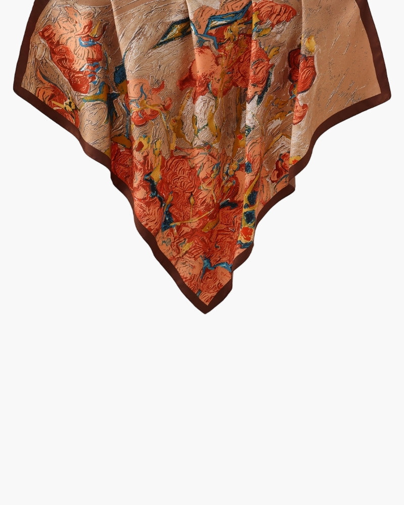Foulard Giardino Impressionista Stile Ravelli Milano