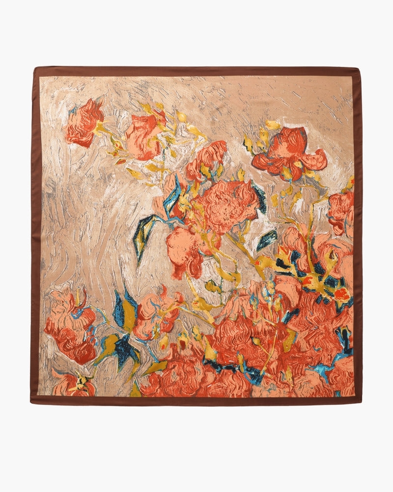 Foulard Giardino Impressionista Stile Ravelli Milano