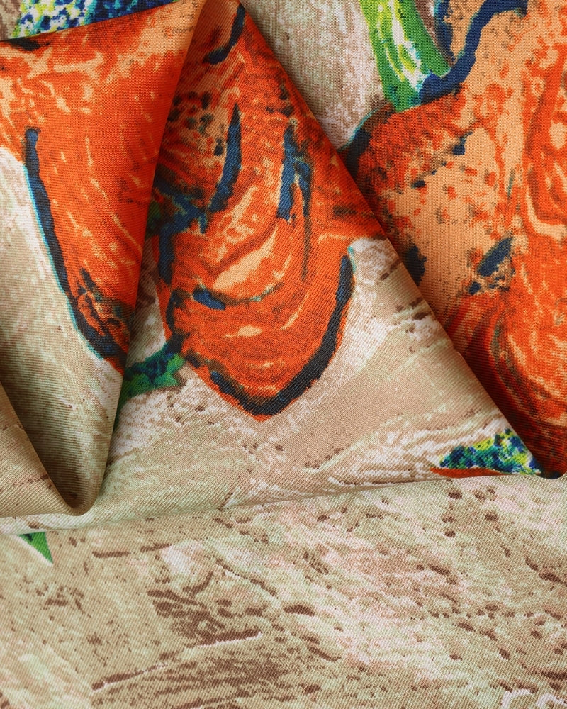 Foulard Giardino Impressionista Stile Ravelli Milano