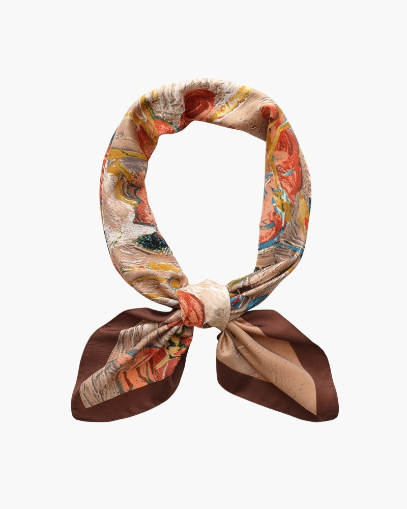 Foulard Giardino Impressionista Stile Ravelli Milano