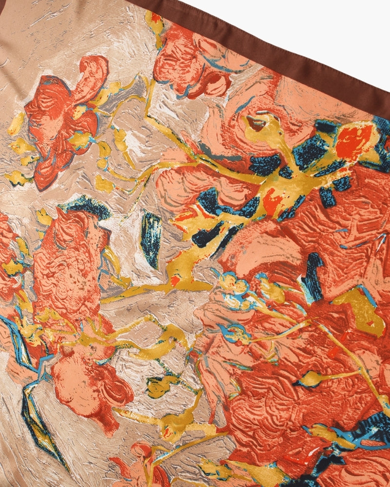 Foulard Giardino Impressionista Stile Ravelli Milano