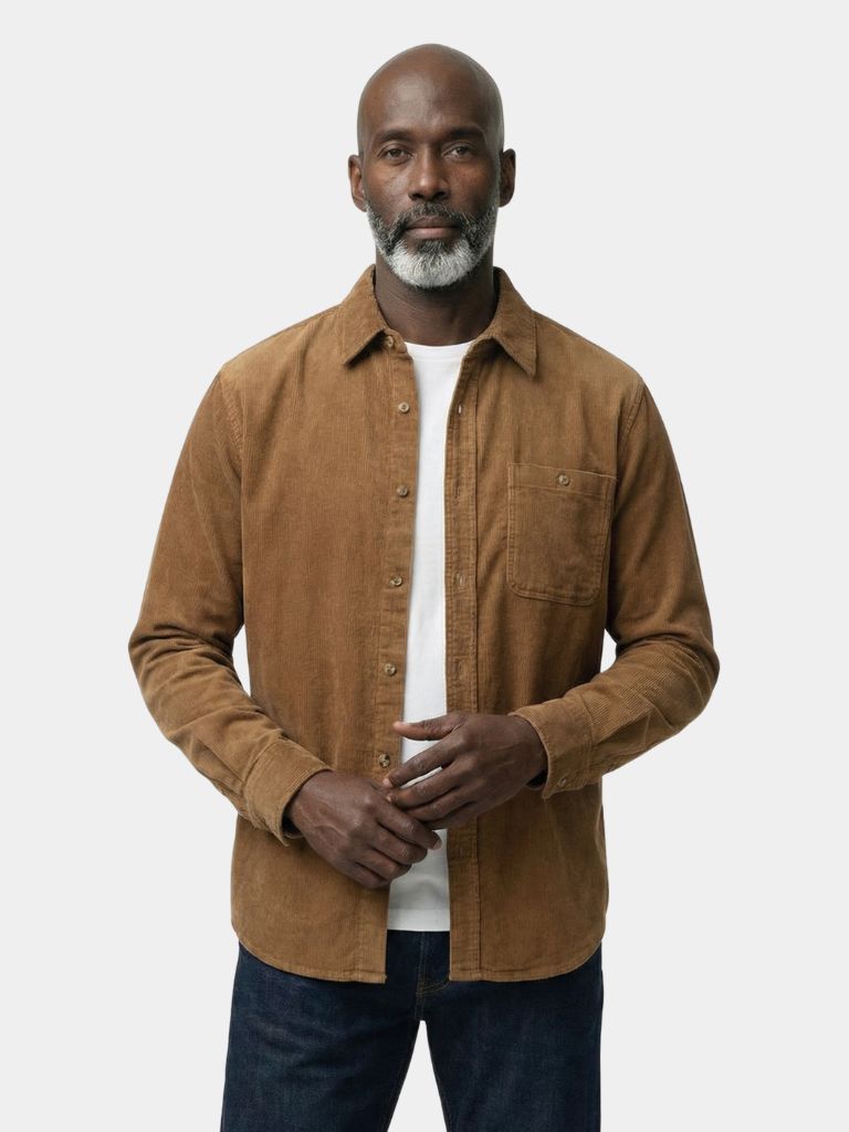 Camicia Casual in Velluto