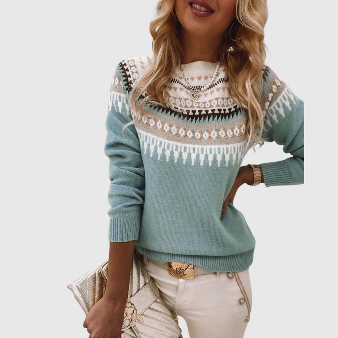 Celeste™ | Maglione in Maglia