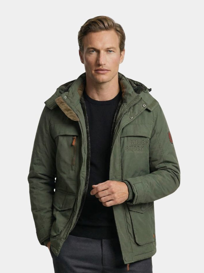 Giacca Militare con Cappuccio