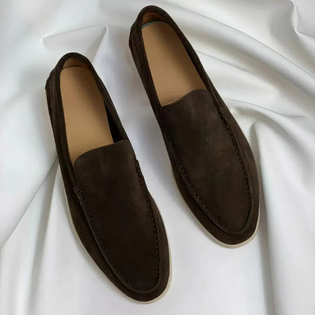 Lorenzo | Mocassini in camoscio premium