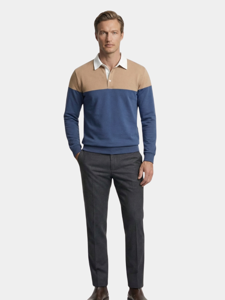 Pullover Alpine con Zip al Collo