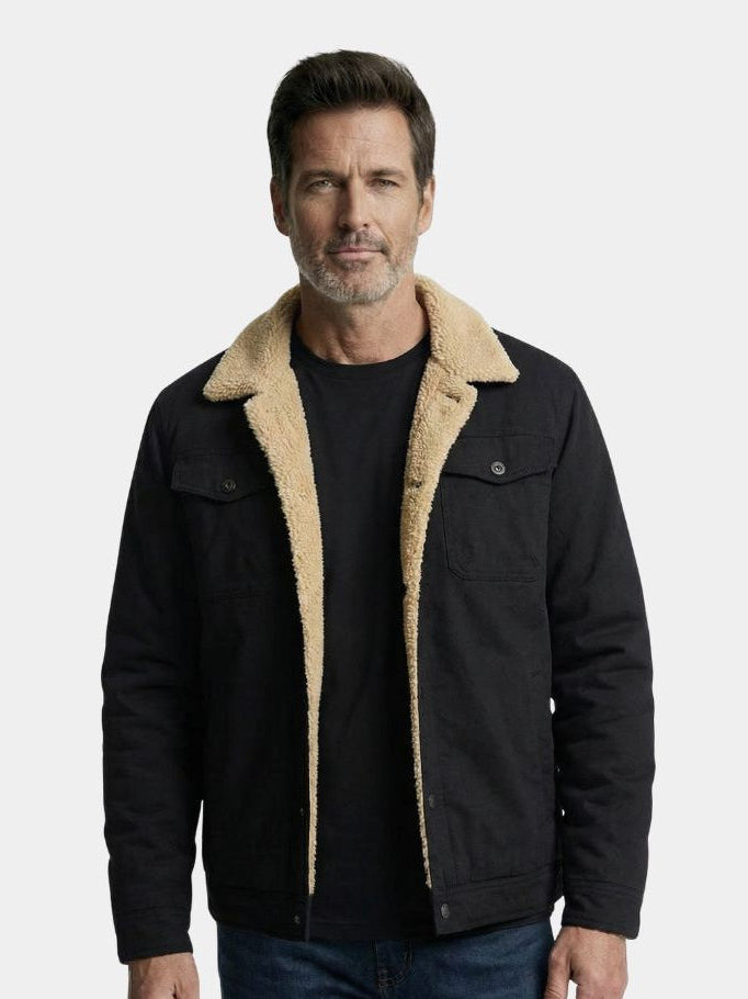 Giacca bomber in pile vintage