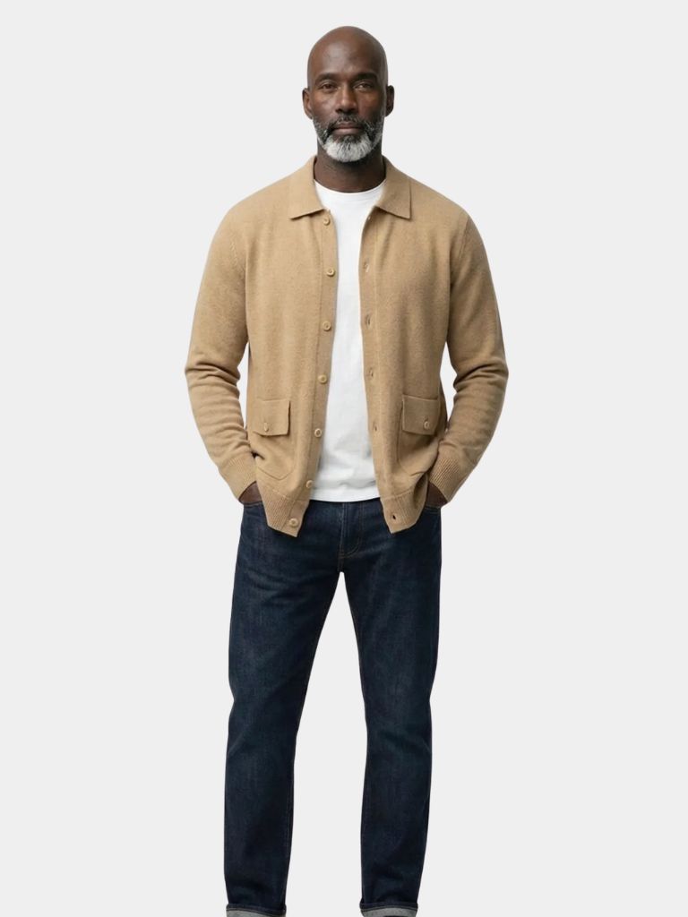 Giacca in cashmere essenziale