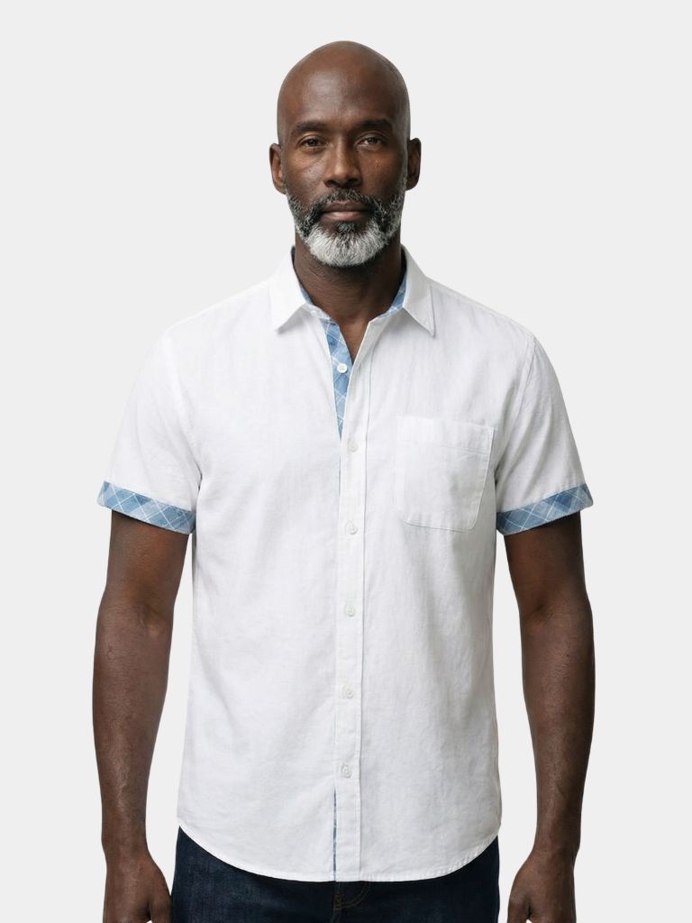 Camicia Casual Dettaglio Oceano