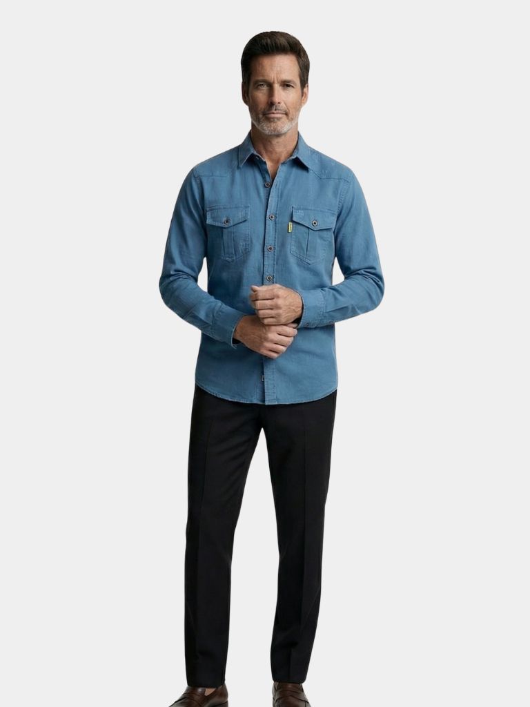 Camicia Casual Moderna da Uomo