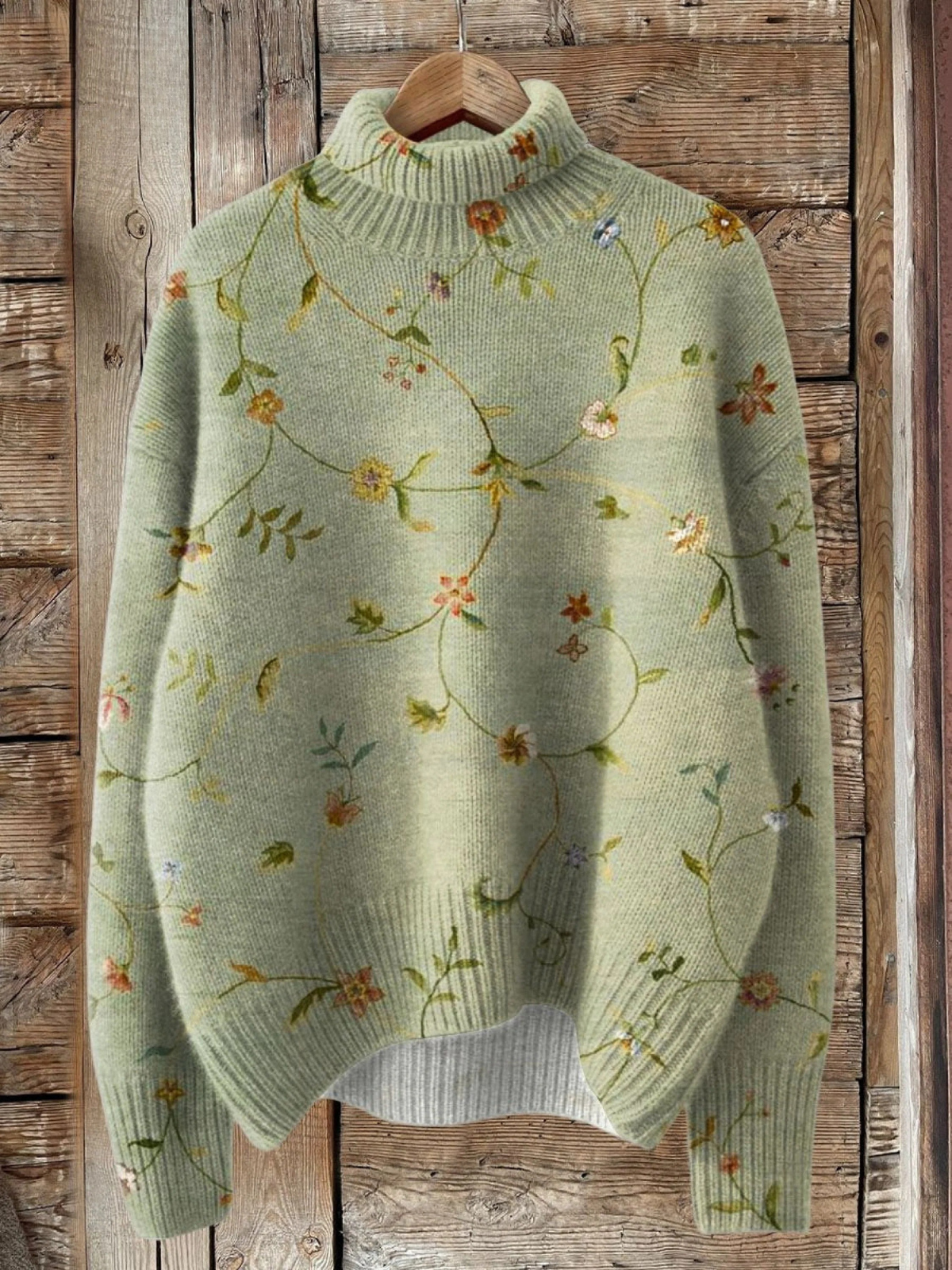 Linastra™ | Maglione Floreale Morbido Vintage