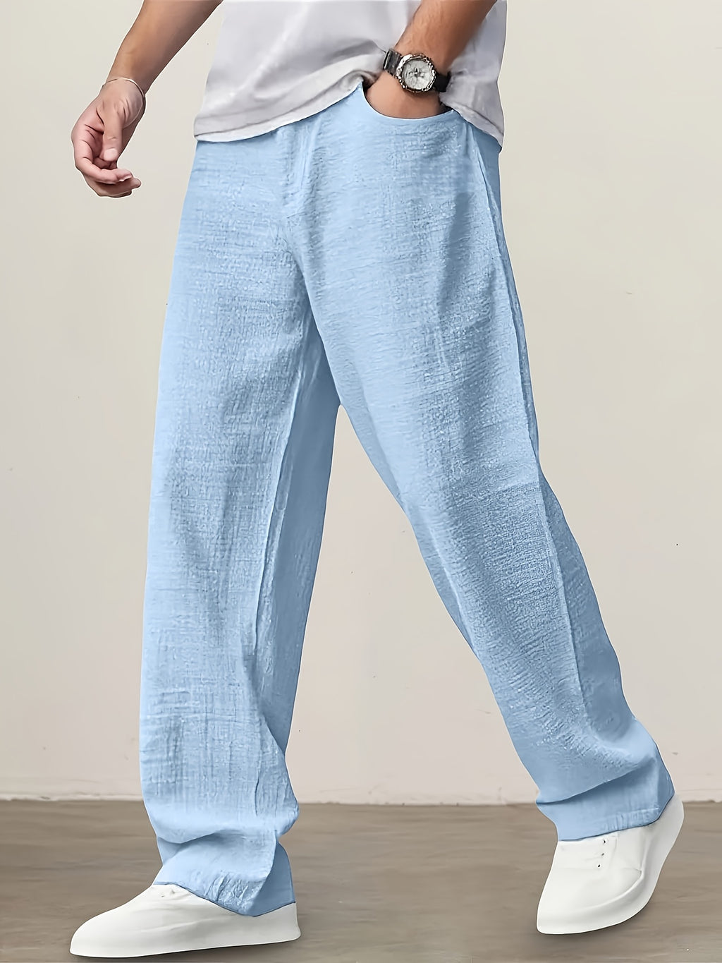 MATTEO™ | PANTALONI IN LINO CASUAL DI RAVELLI MILANO